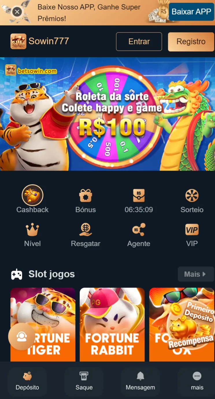 sowin777 Promoção limitada jogos populares Jogue com PIX